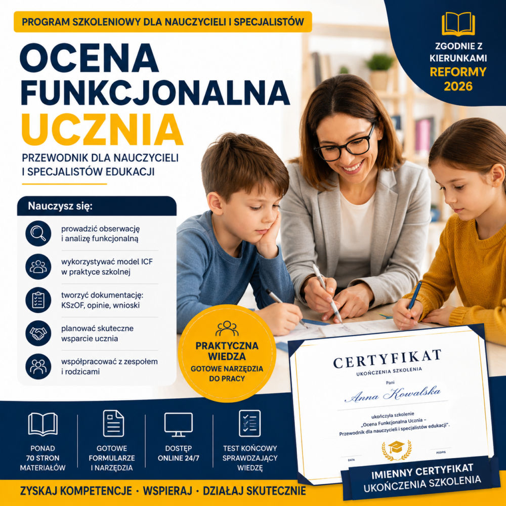 ocena funkcjonalna ucznia