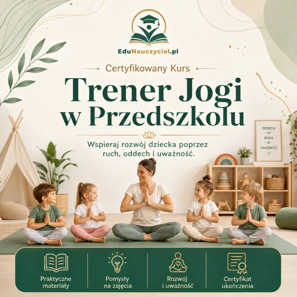 Certyfikowany Kurs Trener Jogi w Przedszkolu